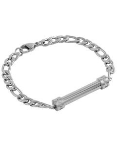 Celebration of Life - Stainless Steel Cremation Ashes Jewellery Bracelet