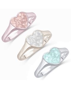 LifeStone™ Classic Heart Cremation Ashes Ring