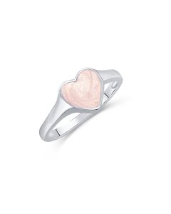 LifeStone™ Classic Heart Cremation Ashes Ring-Ballerina-Sterling Silver