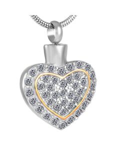 Elegant Love - Stainless Steel Cremation Ashes Jewellery Pendant