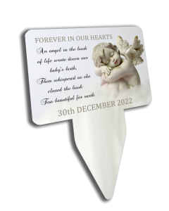 Baby Loss Angel  - Personalised Stillbirth Miscarriage Memorial Plaque