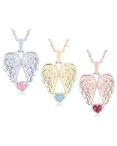 LifeStone™ Heart Wings Cremation Ashes Pendant
