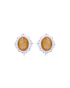 LifeStone™ Ladies Cremation Ashes Earrings -Copper