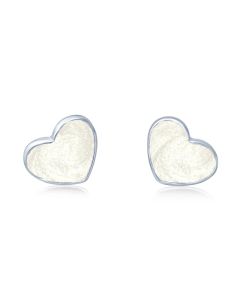 LifeStone™ Ladies Asymmetric Heart Cremation Ashes Earrings