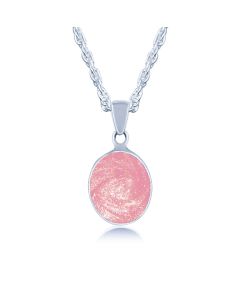 LifeStone™ Perfect Oval Cremation Ashes Pendant-Cupid