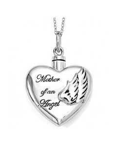 Mother of an Angel - Stainless Steel Cremation Ashes Jewellery Pendant