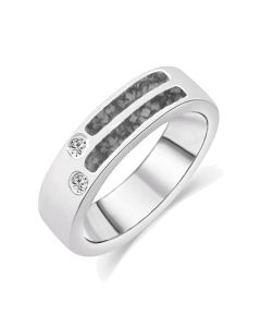 LifeStone™ Gents Reminiscence Cremation Ashes Ring