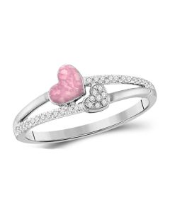 LifeStone™ Ladies Together Hearts Cremation Ashes Ring