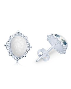 LifeStone™ Ladies Victorian Classic Cremation Ashes Earrings 