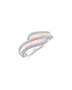 LifeStone™ Ladies Wave Cremation Ashes Ring-Ballerina-Sterling Silver