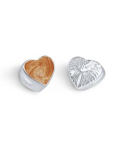 LifeStone™ Angelic Heart Cremation Ashes Charm-Copper