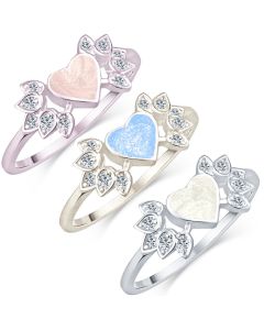 LifeStone™ Ladies Winged Heart Cremation Ashes Memorial Ring