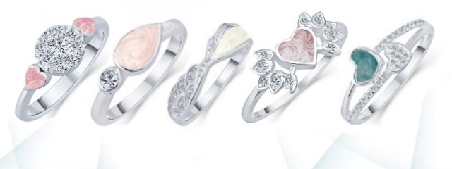 rings made with ashes