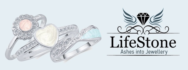 LifeStone™ Ashes Rings - Ashes into jewellery. Jewellery made with your loved ones ashes.